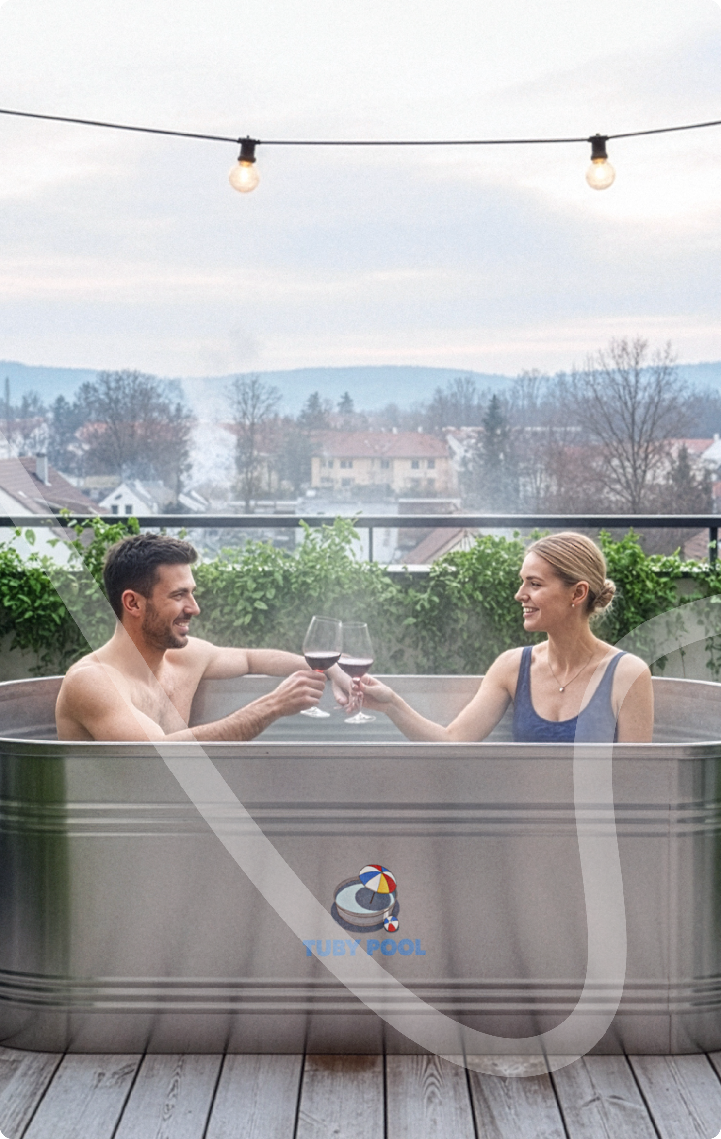 Tub on deck
